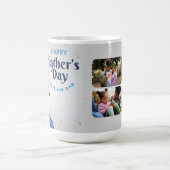 Mug Joyeuse fête des Pères – Cravate, Moustache & Souv (Centre)