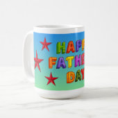 Mug Joyeuse Fête des Pères Étoile (Devant gauche)