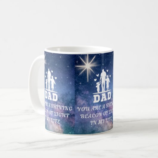 Mug Joyeuse Fête des pères Mug, (Devant gauche)