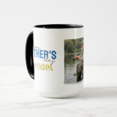 Mug Joyeuse Fête des Pères Papi Nous t'aimons Photo Bl (Devant gauche)