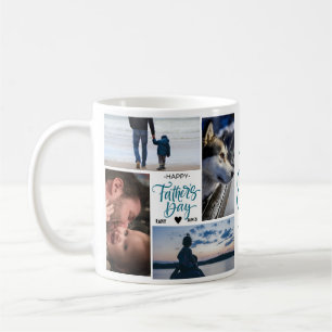 Mug Joyeuse fête des pères photo collage