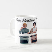 Mug Joyeuse Fête des professionnels de l'administratio (Devant gauche)