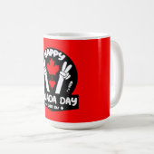 Mug Joyeuse Fête du Canada 1er juillet (Devant droit)