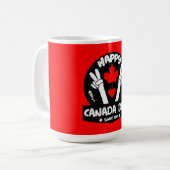 Mug Joyeuse Fête du Canada 1er juillet (Devant gauche)