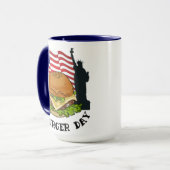 Mug Joyeuse journée de burger (Devant gauche)