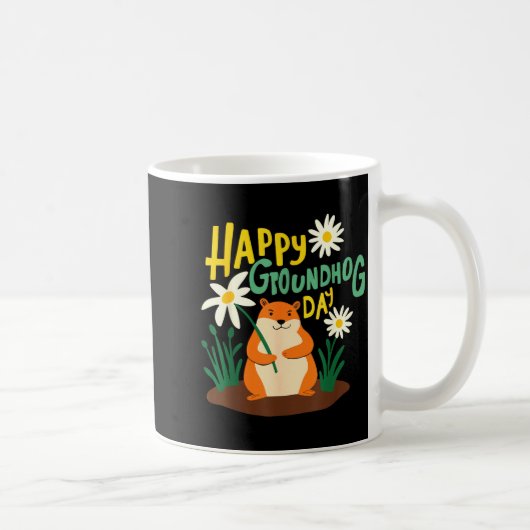 Mug Joyeuse journée de la marmotte 2 février prévision (Droite)