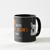 Mug Joyeuse journée de maman de chien avec des ballons (Devant droit)