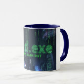 Mug Joyeuse Journée des Pères "DAD.EXE" personnalisée (Devant droit)