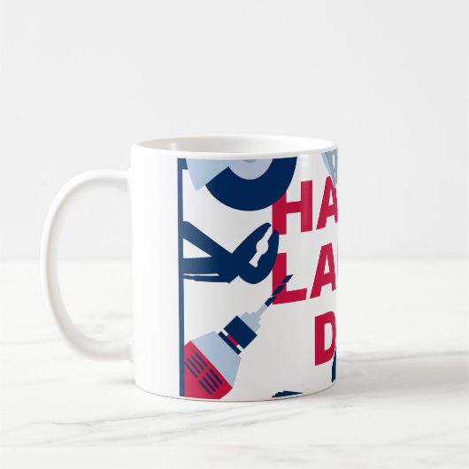 Mug Joyeuse journée du travail Week-end (Gauche)