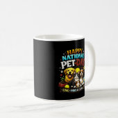 Mug Joyeuse Journée nationale des animaux de compagnie (Devant droit)