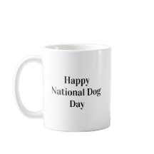Joyeuse Journée Nationale du Chien Typographie