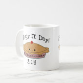 Mug Joyeuse Journée Pi mignonne ! (Devant gauche)