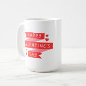 Mug Joyeuse journée Valentines (Devant gauche)