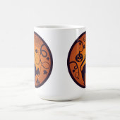 Mug Joyeuse lanterne d'Halloween araignées et chauves- (Centre)