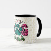 Mug Joyeuse maman de chien de Noël (Devant droit)