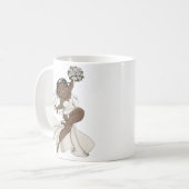 Mug Joyeuse mariée 11 (Devant gauche)
