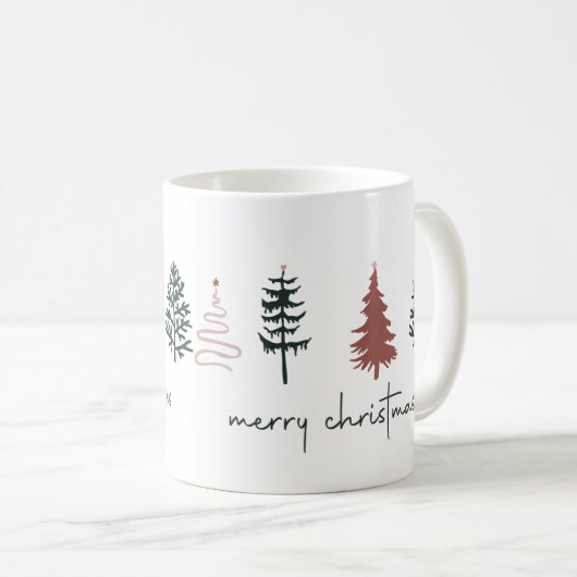 Mug Joyeuse mule d'arbre de Noël (Devant droit)