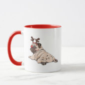 Mug Joyeuse partie de carlin (Gauche)