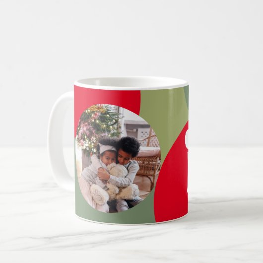 Mug Joyeuse période de Noël photo (Devant gauche)
