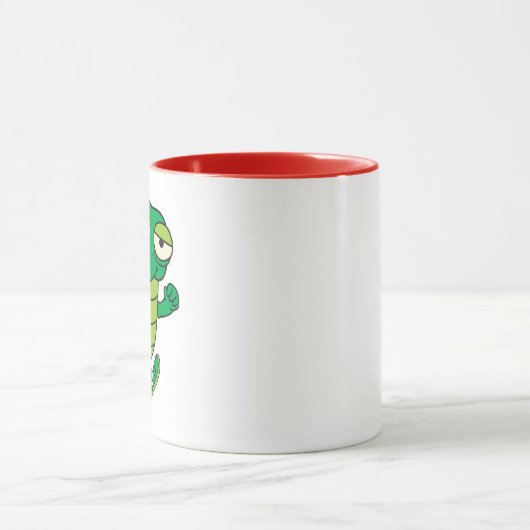Mug Joyeuse petite tortue persistante (Centre)