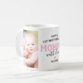 Mug Joyeuse photo de la fête des mères (Devant gauche)