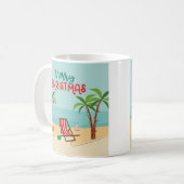 Mug Joyeuse plage de Noël (Devant gauche)