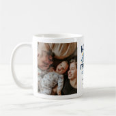 Mug Joyeuse première fête des pères Papa Bold Blue & P (Gauche)