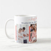 Mug Joyeuse première mère Jour 4 Photo personnalisée (Gauche)