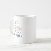 Mug Joyeuse retraite enseignant nom personnalisé (Devant gauche)