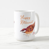 Mug Joyeuse retraite Éperviers personnalisés (Devant droit)