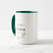 Mug Joyeuse Retraite Nom Personnalisé (Devant gauche)