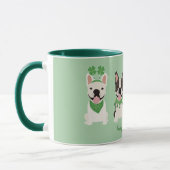 Mug Joyeuse Saint-Patrick Bouledogues Français (Gauche)