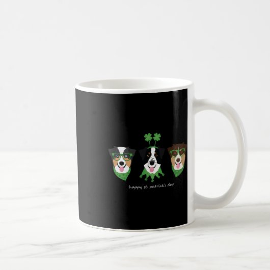 Mug Joyeuse Saint-Patrick Chiens Bergers Australiens C (Droite)