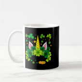 Mug Joyeuse Saint-Patrick Licorne Visage Irlandais Trè (Gauche)