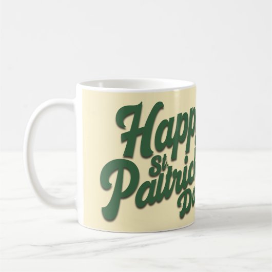 Mug Joyeuse Saint-Patrick Mignon Leprechaun (Gauche)