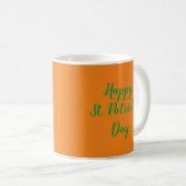 Mug Joyeuse Saint-Patrick Orange (Devant droit)