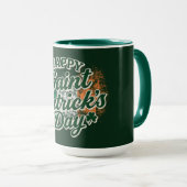 Mug Joyeuse Saint-Patrick vintage (Devant droit)