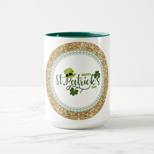 Mug Joyeuse Saint Patrick's Day, design de vacances, (Centre)