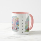 Mug Joyeuse Saint-Valentin (Devant droit)