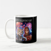Mug Joyeuse Saint-Valentin 2026 Mignon Chat Bigfoot Ar (Gauche)