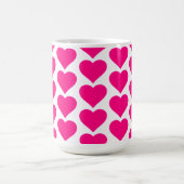 Mug Joyeuse Saint-Valentin - accent de cœur rose (Centre)