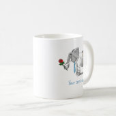 Mug Joyeuse Saint-Valentin aux éléphants (Devant droit)