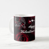 Mug Joyeuse Saint-Valentin – Cadeau Cœur Sucré (Devant gauche)