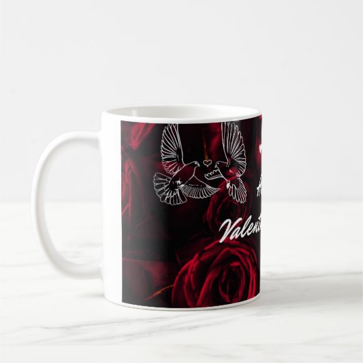 Mug Joyeuse Saint-Valentin – Cadeau Cœur Sucré (Gauche)