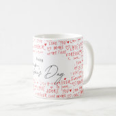 Mug Joyeuse Saint-Valentin – Café & Thé Romantique (Devant droit)