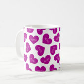Mug Joyeuse Saint-Valentin Câlins et Bisous Moderne  (Devant gauche)