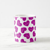 Mug Joyeuse Saint-Valentin Câlins et Bisous Moderne  (Centre)