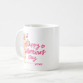 Mug Joyeuse Saint-Valentin Chien | Amour de chiot (Devant gauche)