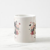 Mug Joyeuse Saint-Valentin Chien Bouledogue França (Centre)