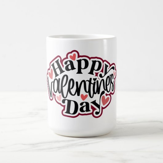 Mug Joyeuse Saint-Valentin Cœur (Centre)